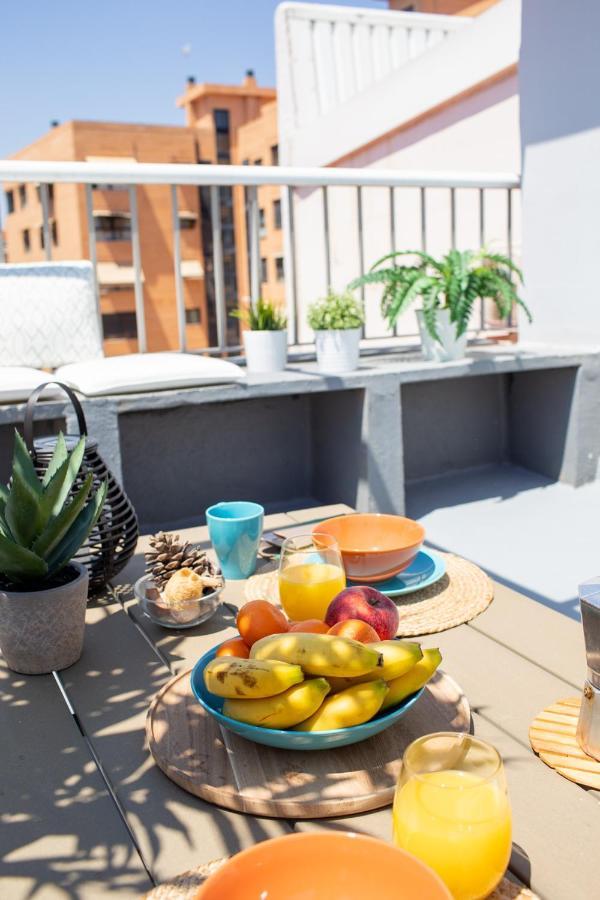 Florit Flats - Cabanyal 3 Bedroom Wifi Ac Terrace Beach Penthouse Valencie Exteriér fotografie